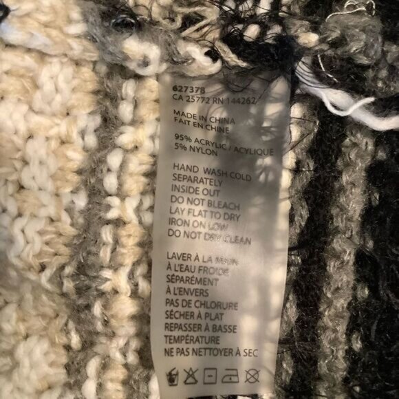 DEX OPEN FACE DROP SHOULDER CARDIGAN SIZE XS - Picture 8 of 10